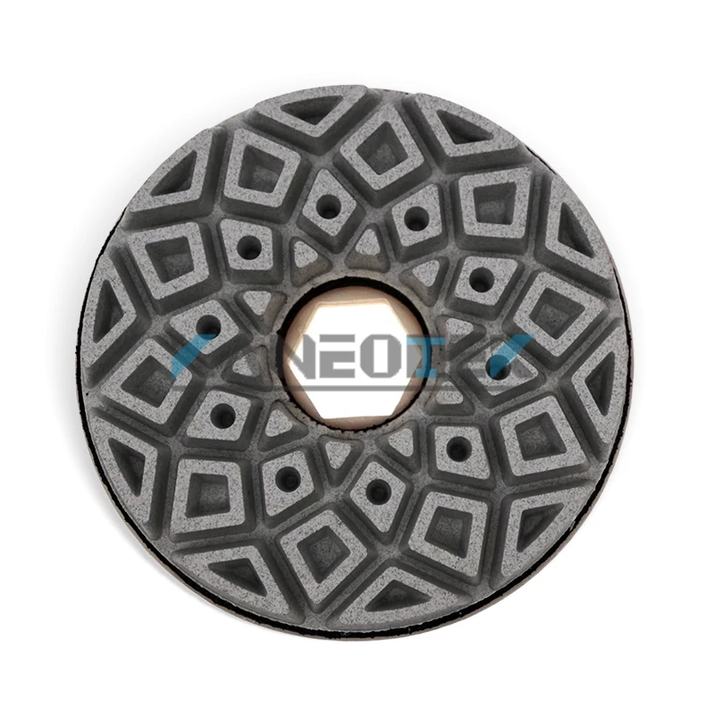 KANEOTEK 7-Step Diamond Snail Lock Edge Polishing Pads For Granite Marble Limestone Quartz Engineer Terrazzo Stone