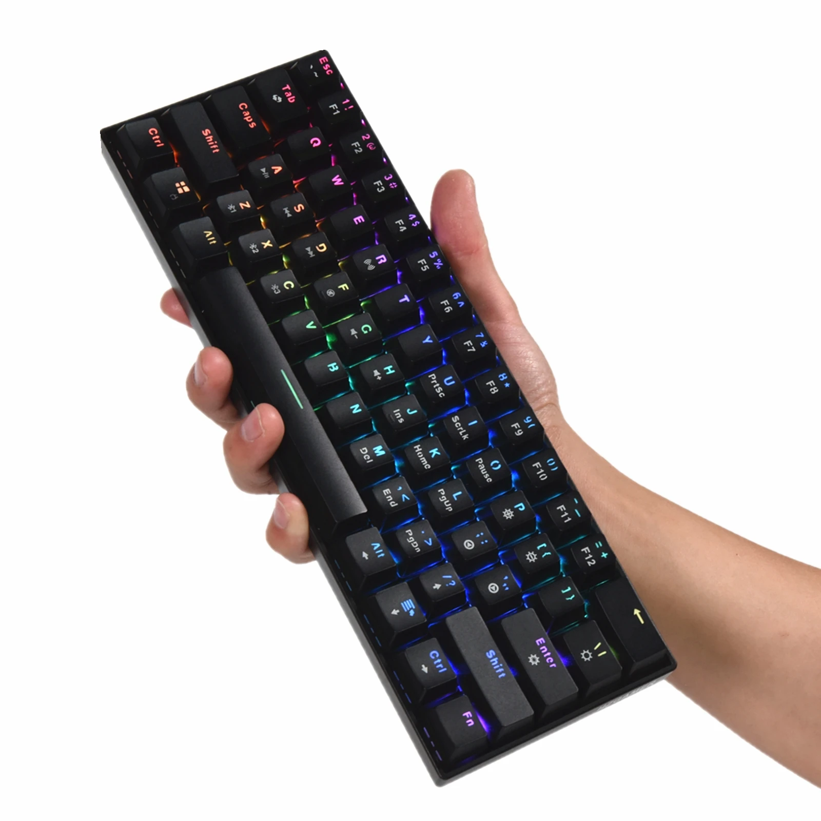 HZGAMER HZ61Hot Swap BT Gaming Mechanical Keyboard Wireless Gaming Keyboard