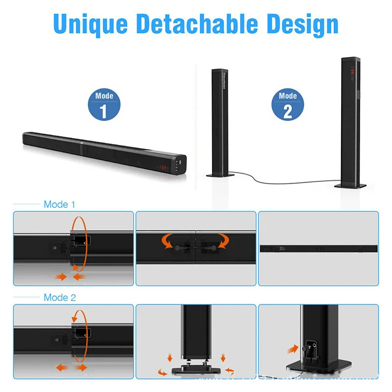 Домашний кинотеатр sistema de som surround 5 1 каналов Система