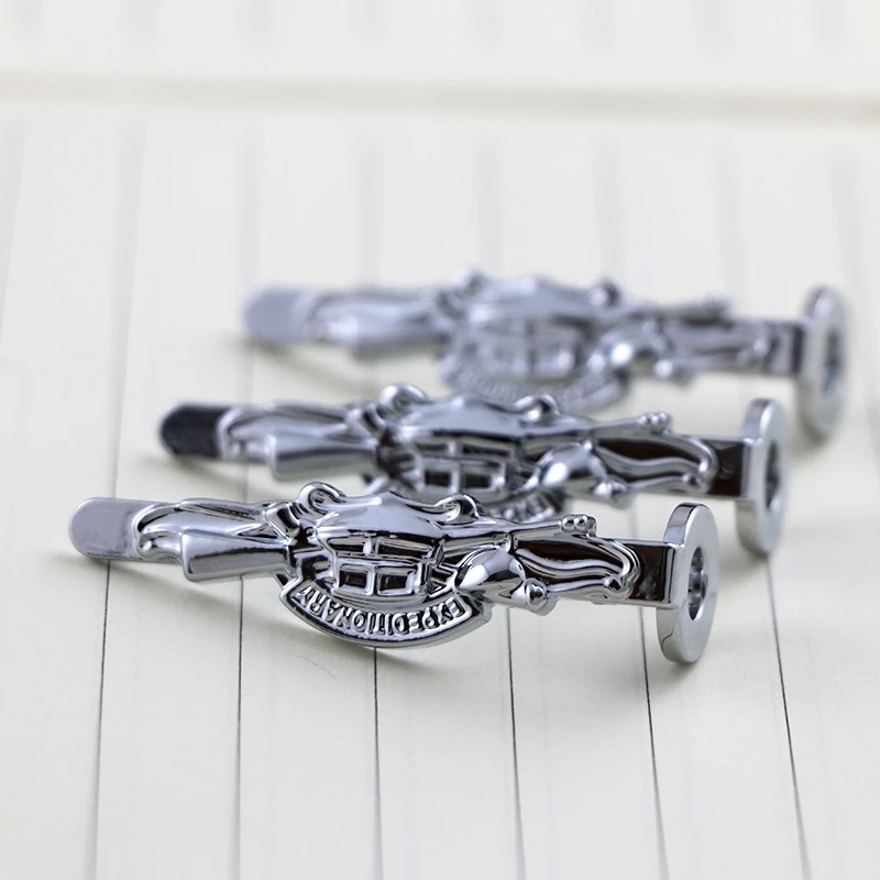 Metal Pen Accessories Holder Customizing Gold Chrome Plating Thick Pocket Socket Pen Clip for DIY Fabrication