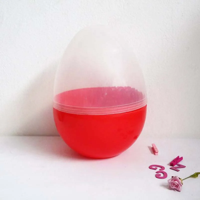 Ready to Ship Jumbo Fillable Bright Plastic Easter Eggs for Easter Decoration and Fishing Available in Various Sizes