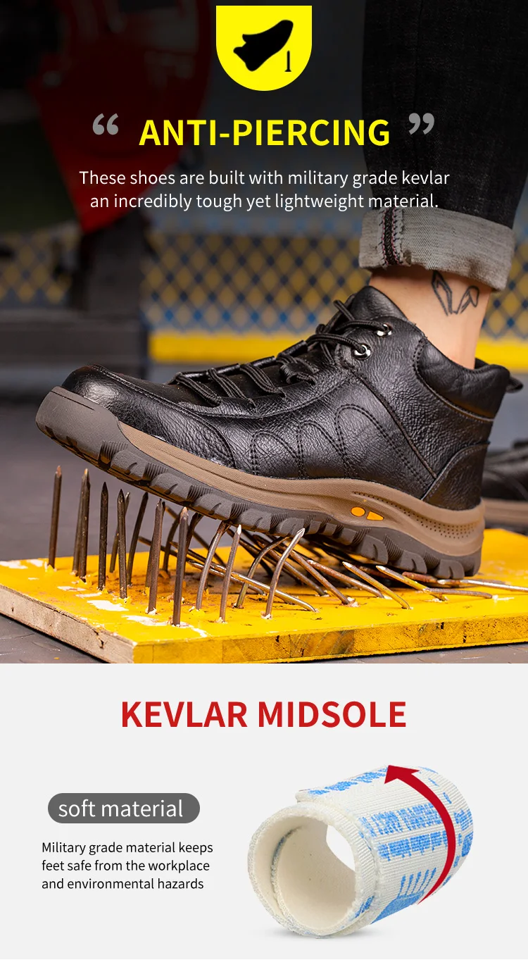 Construction Work Steel Toe Safety Boot