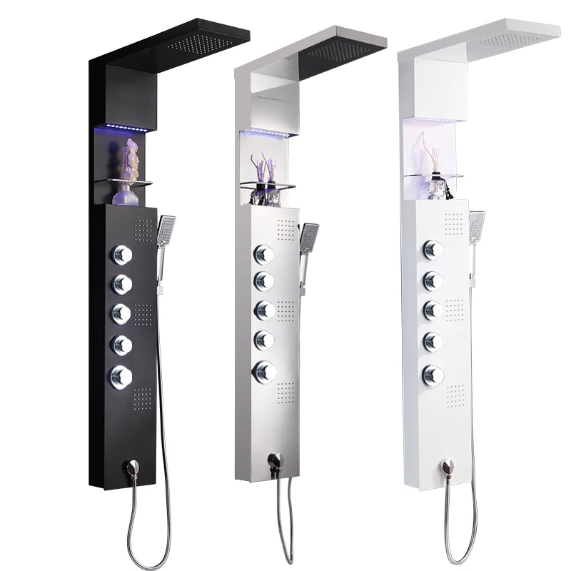 Top quality bathroom Stainless Steel shower wall panel shower panel