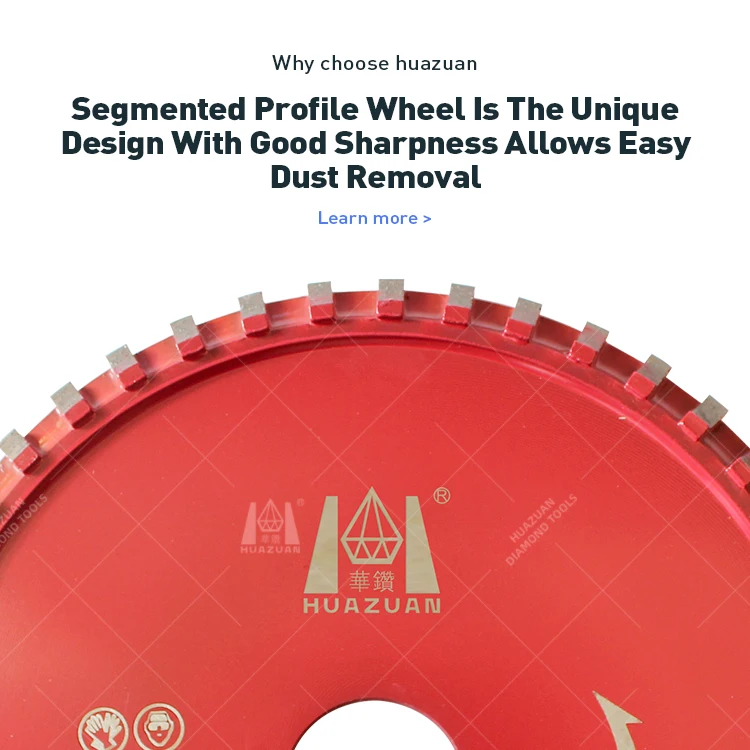 D300 mm diamond profile grinding wheel for granite