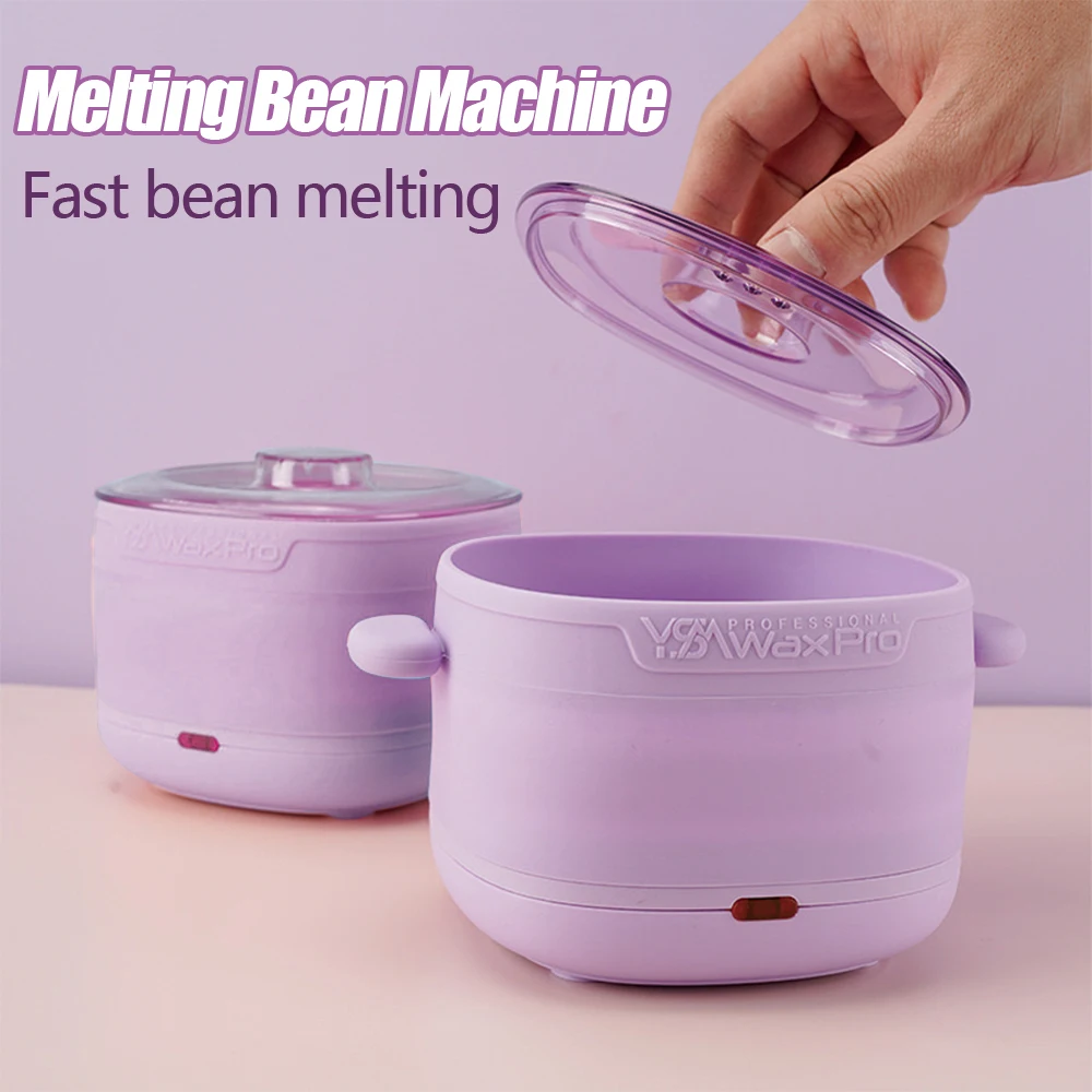 Best Selling Wholesale Foldable Silicone Wax Pot Heater Mini No-Stick Silicone Wax Warmer Machine Hair Removal