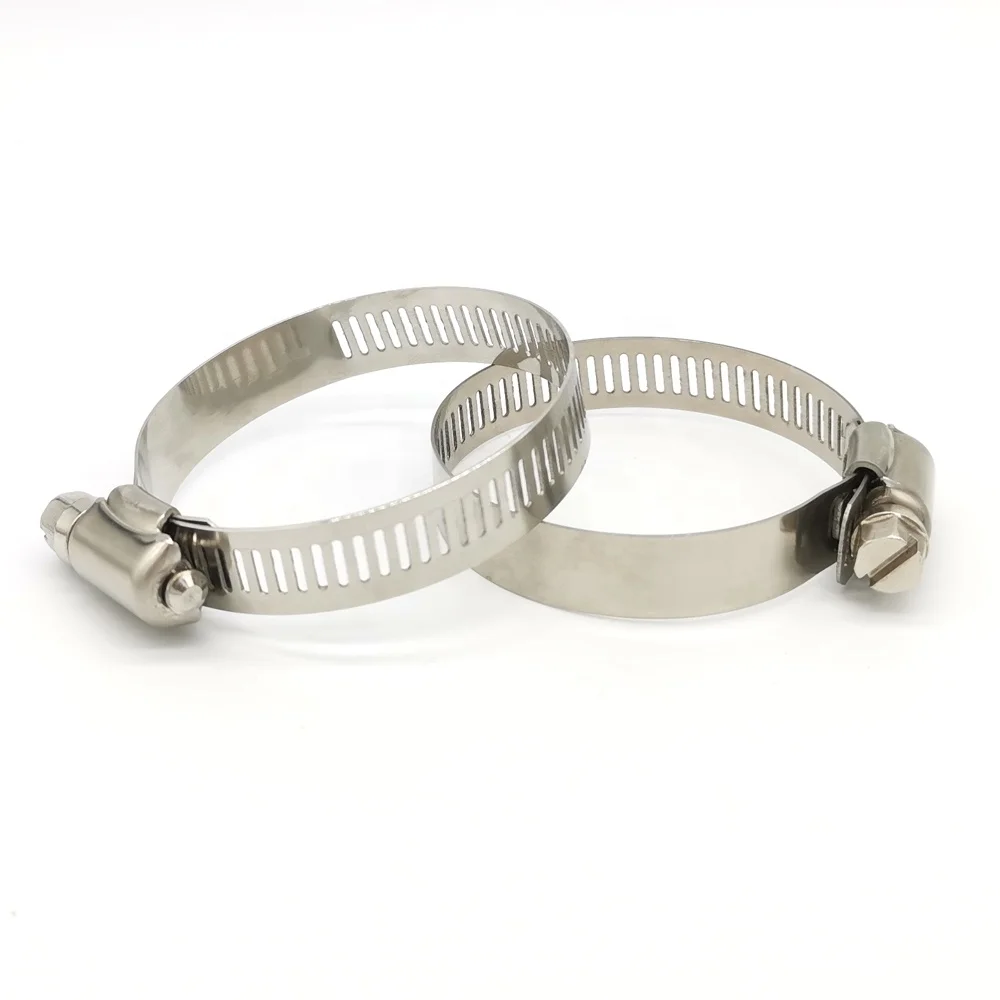 304 316 201 stainless steel automotive fasteners Hose clip Worm Drive Hose Clamp Clips