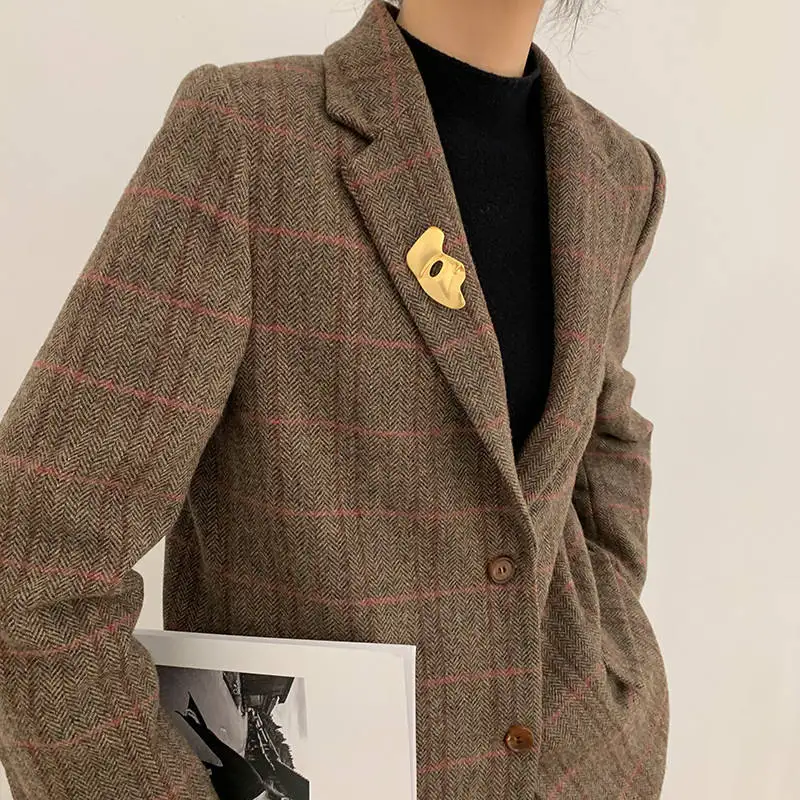 Wholesale Cheap Wool Suit Autumn And Winter Long Ladies Beautiful Double-sided Wool Suit