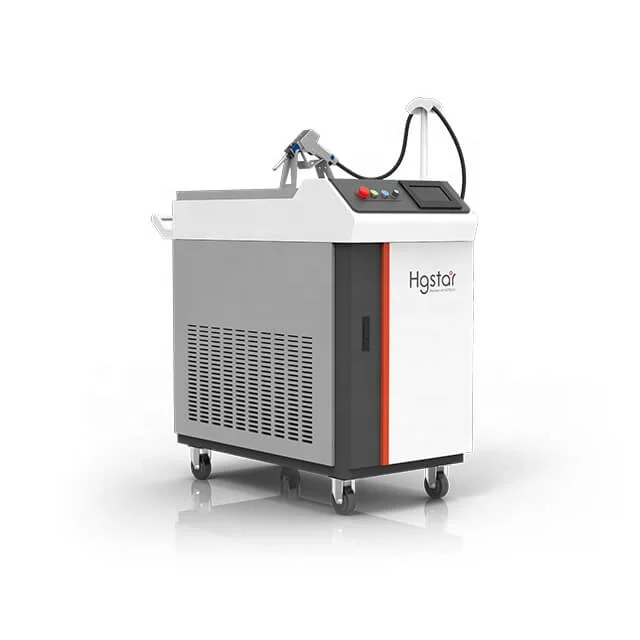 HGTECH HGSTAR 1500 Вт 2000 3000 портативный 3 в 1 Многофункциональный лазерный очистительный аппарат для лазерной резки металла