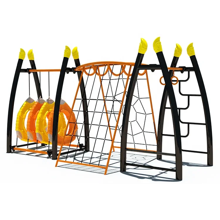 China Supplier Outdoor Climbing Set Children Play Game Amusement Park Ride Outdoor Adventure Playground Equipment