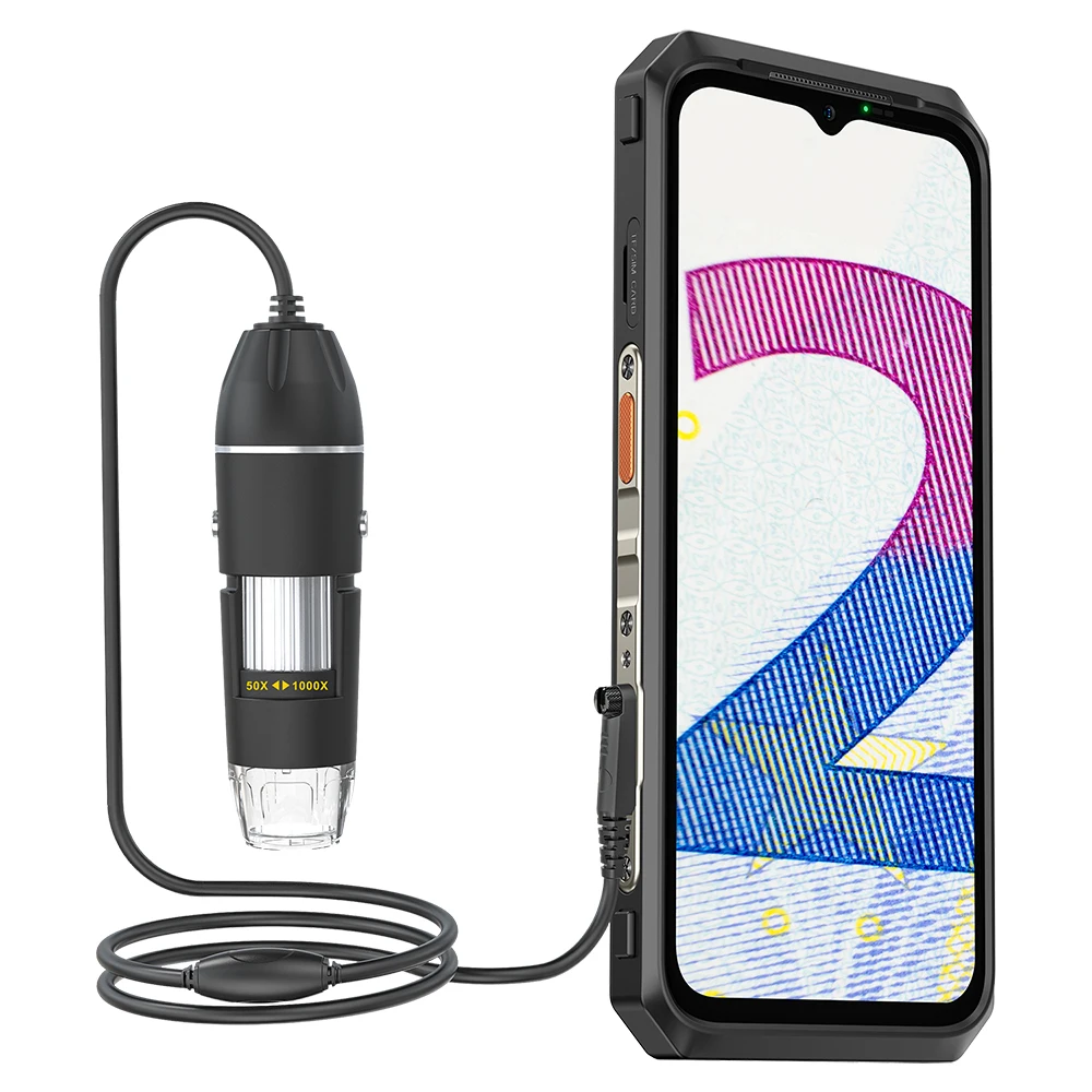 Микроскоп для Ulefone Armor 18 Series / 9 / 9E & Power Armor 16 Series / 13 Ulefone USmart C01 проводной цифровой микроскоп