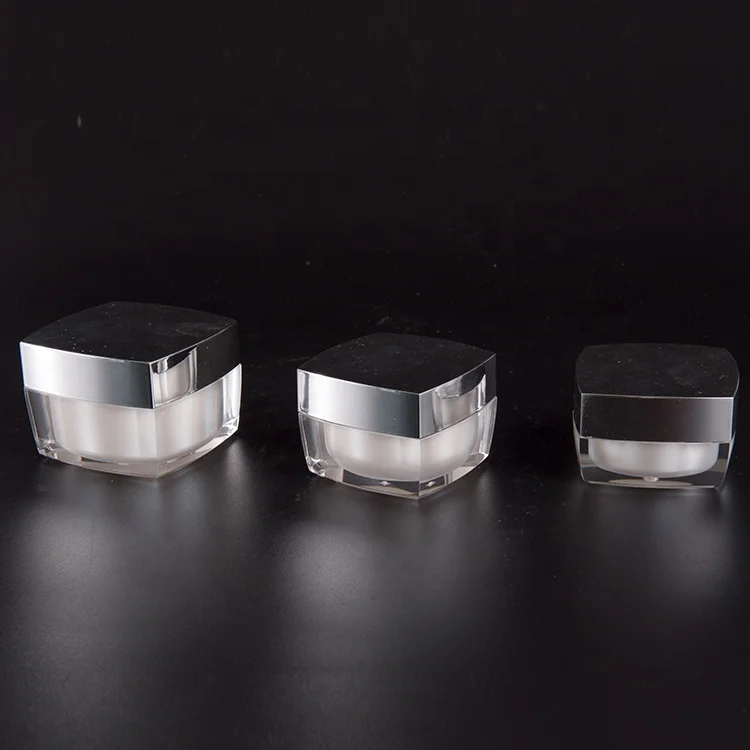 Косметическая упаковка из АБС-акрила As Pp, пустая акриловая банка для крема 2 унции, баночка для крема для лица 50 г 30 г, роскошная пластиковая акриловая баночка для крема