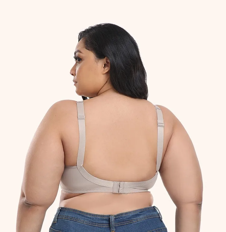 Высокое качество удобное нижнее белье Женская 2023 дышащая грудь пуш-ап плюс размер бюстгальтер большая чашка