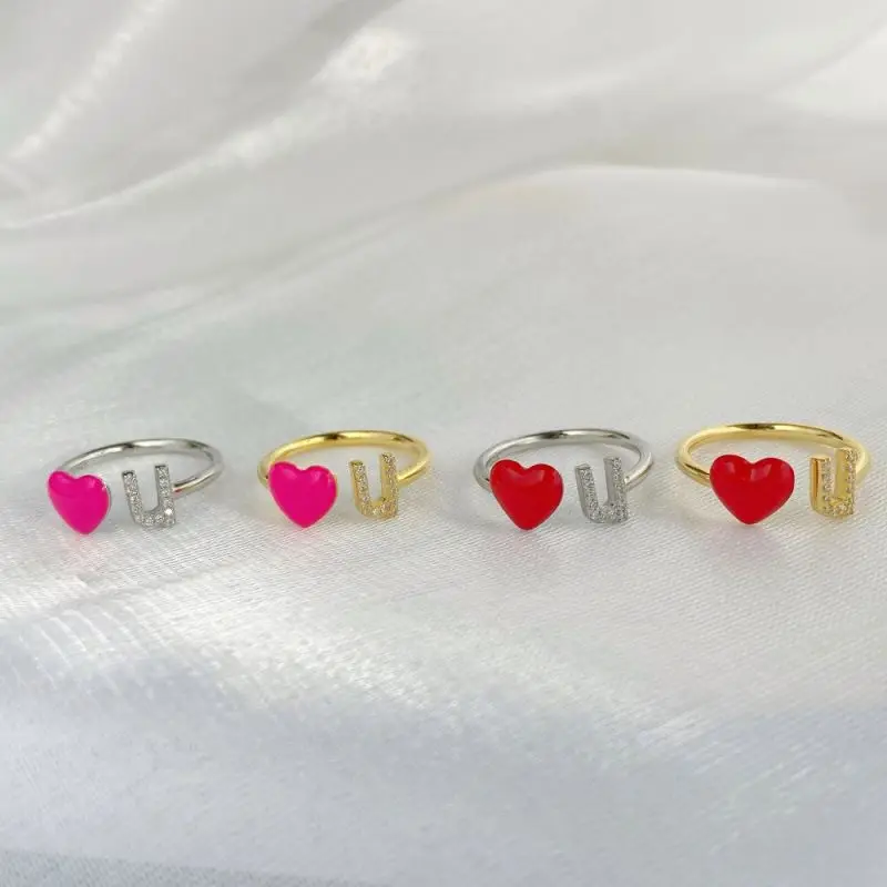 Solid 18K Gold Filled Industrial Style 925 Sterling Silver Flat Open Ring solid sterling silver irregular ring