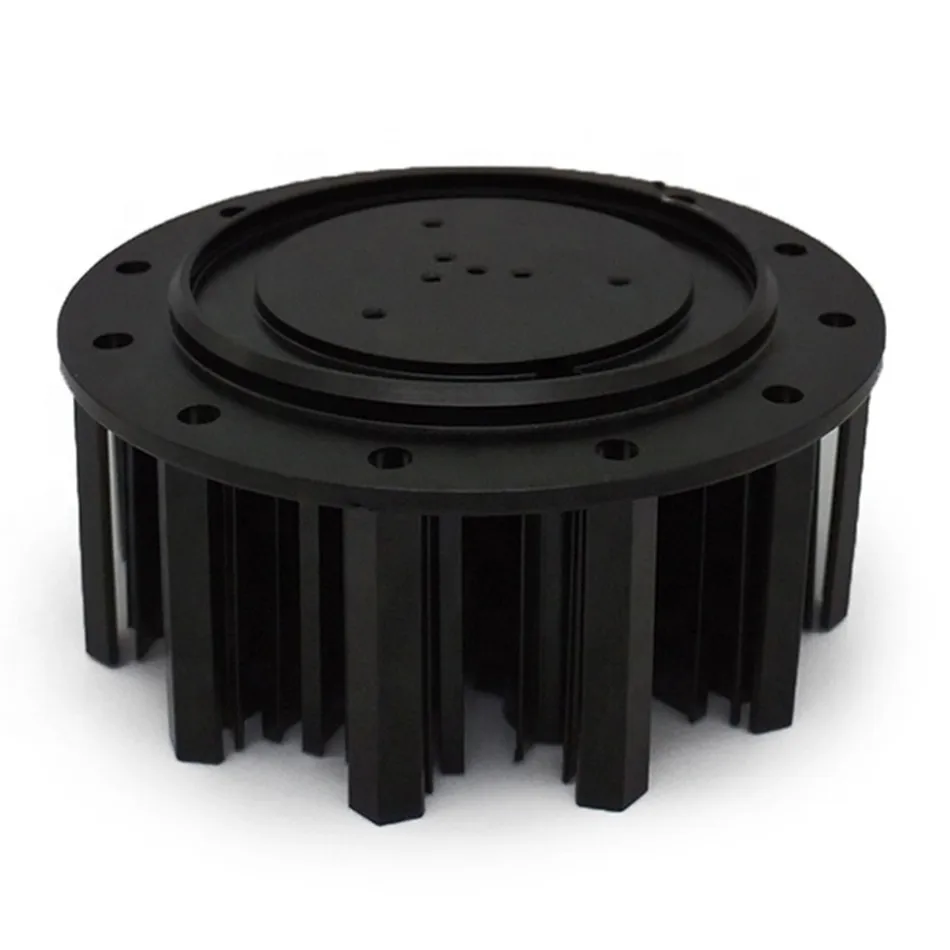 Factory Custom Circular LED Heatsink Radiator Aluminum 30w 50w 200w Heat Sink for Household Lamp Radiator Replaceable