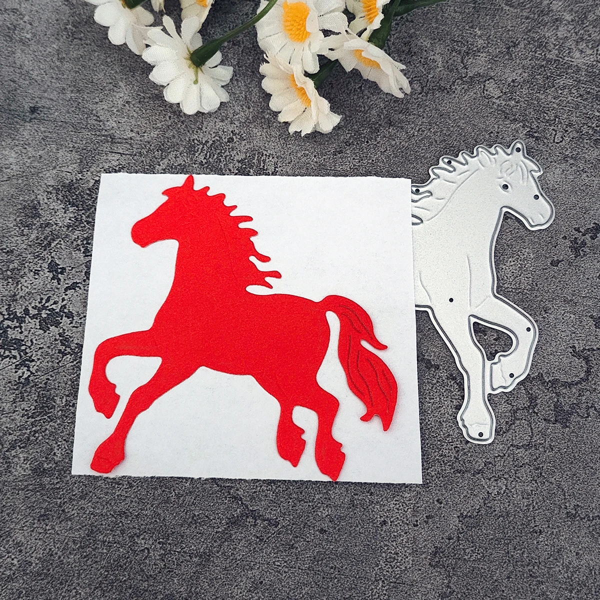 AAGU New Metal Cutting Dies Mould Scrapbooking Invitation Card Decoration Animal Horse Scrapbooking Craft Cutting Die