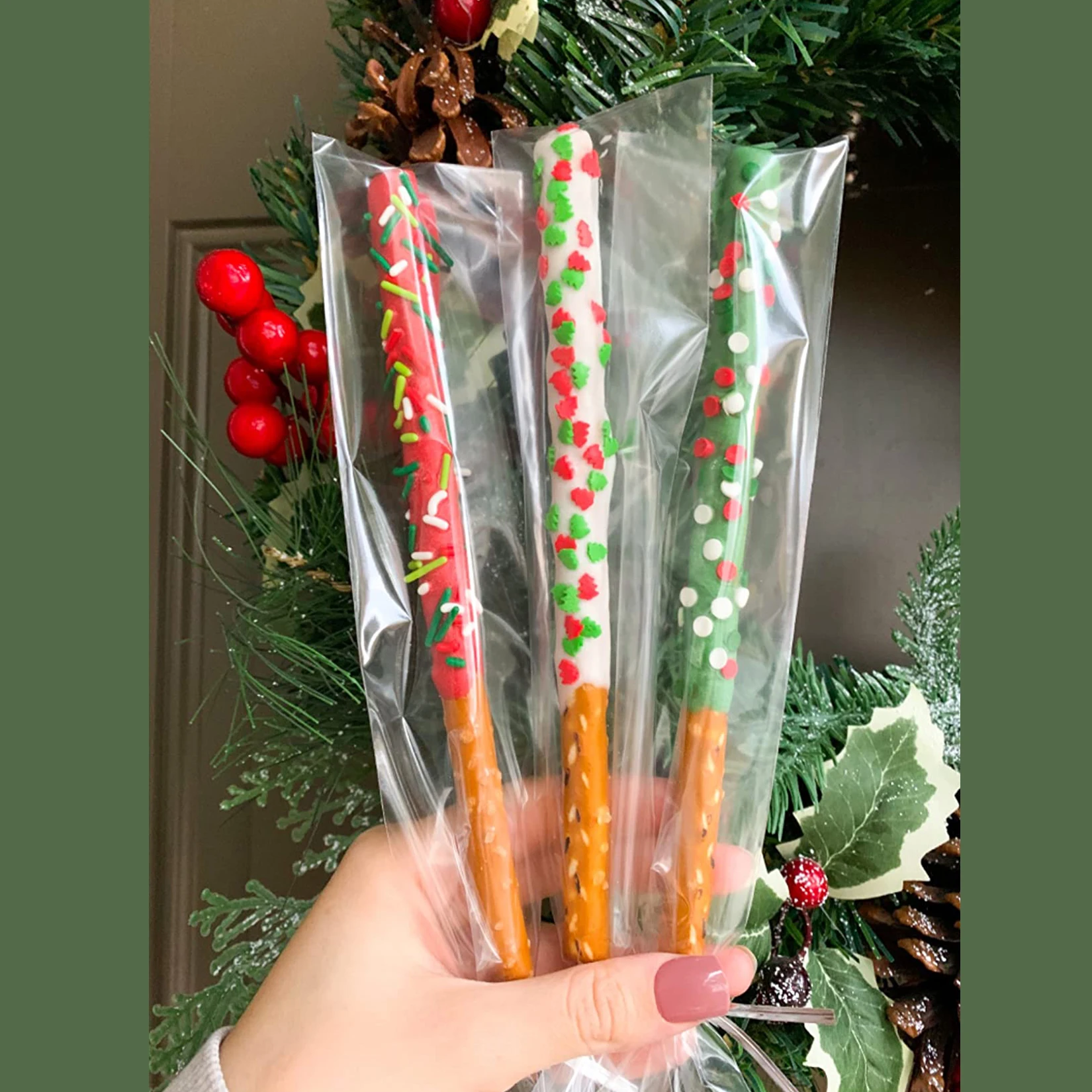 Custom Print Clear Cellophane Polybag Food Self-Adhesive Transparent Plastic Opp Bags For Packaging