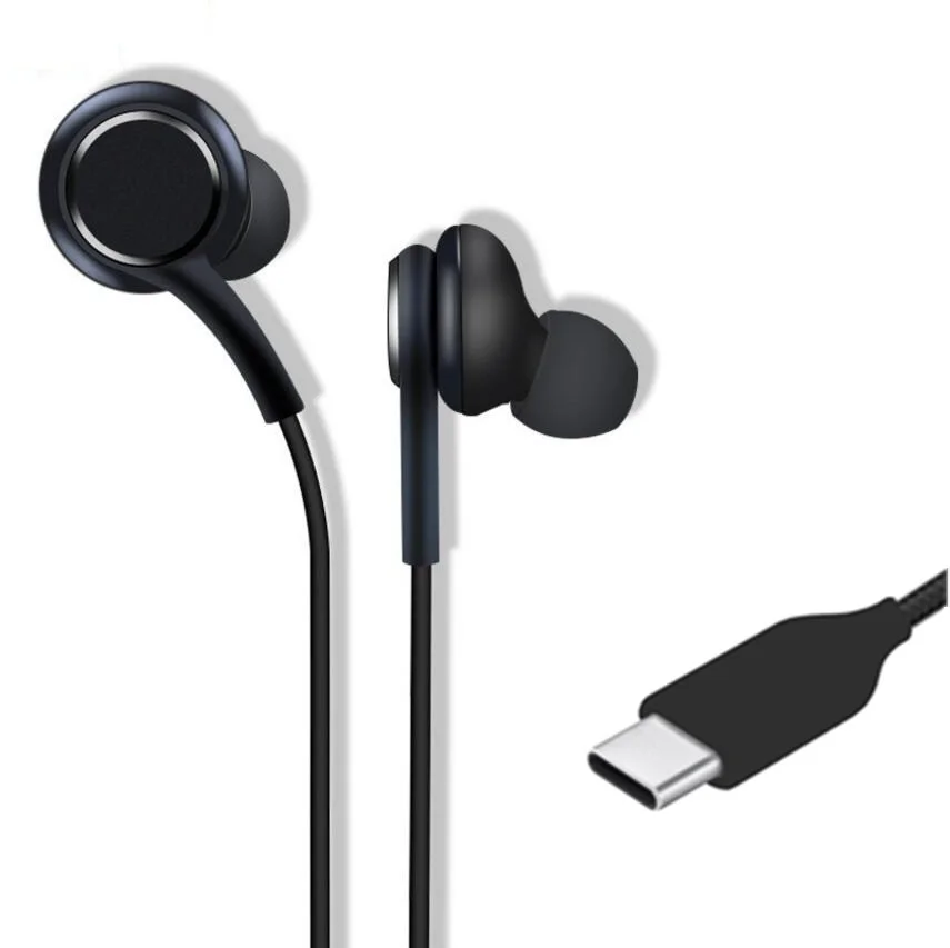  Earphone For Note10 Noise Cancelling USB-C Headphone Headset Bass Type C