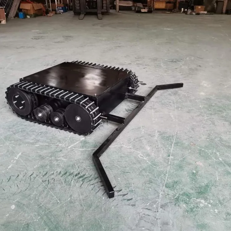 Маленький робот для сбора мяча шасси резиновая гусеничная ходовая часть