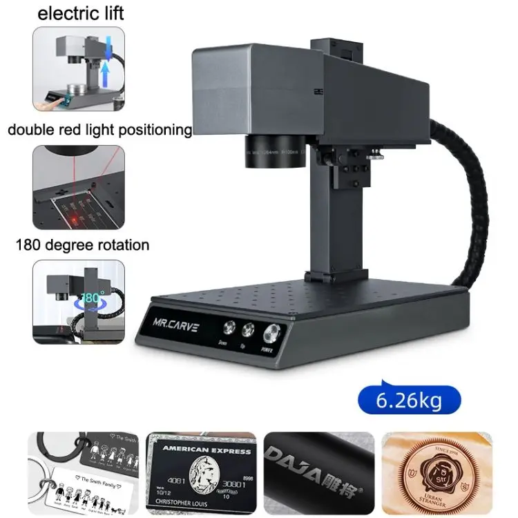 Mr Carve M1 Pro мини маркировочная машина DAJA волоконно-лазерная гравировальная с логотипом 3D для металлов