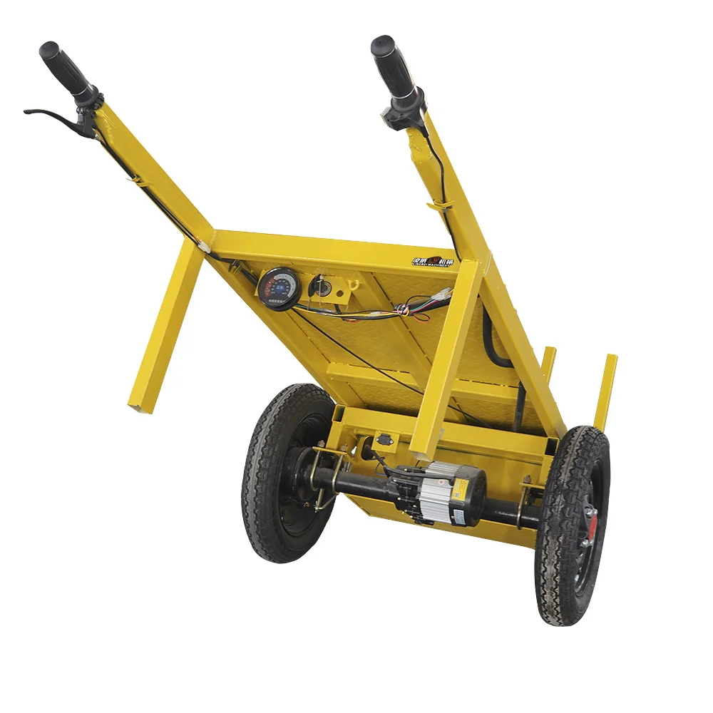 Engineering electric trolley Electric flatman push-pull brick truck loading and unloading truck electric brick pulling car