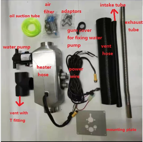 7KW/8KW air and water intergrated heater for diesel
