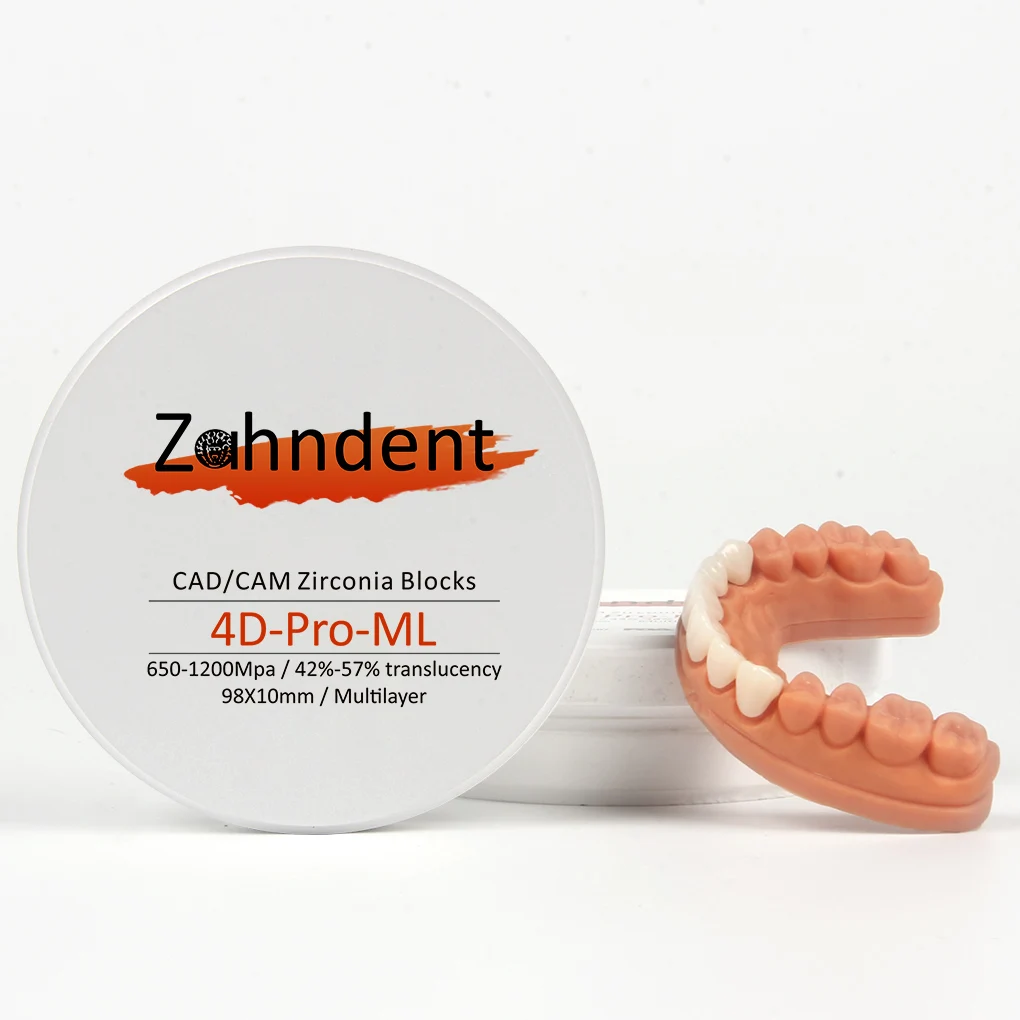 China Dental Medical Supplier Cheap Price 4D Zirconia Ceramic Block Amann Girrbach System