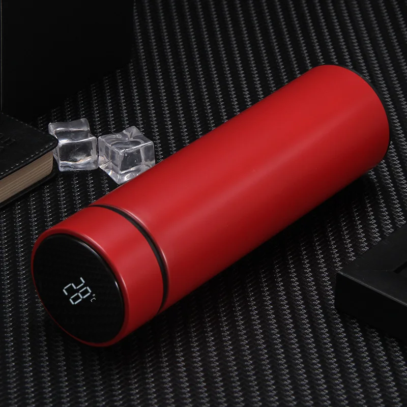YML custom 304 stainless steel water cup intelligent temperature measuring thermos cup LED display creative water cup