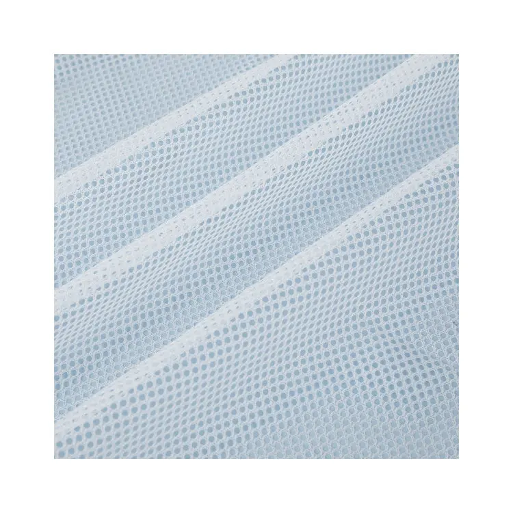 Raw Material Polyester Knit Soft Tulle Mesh Net Small Hole Clothing Fabric Polyester Textile For Laundry Bag
