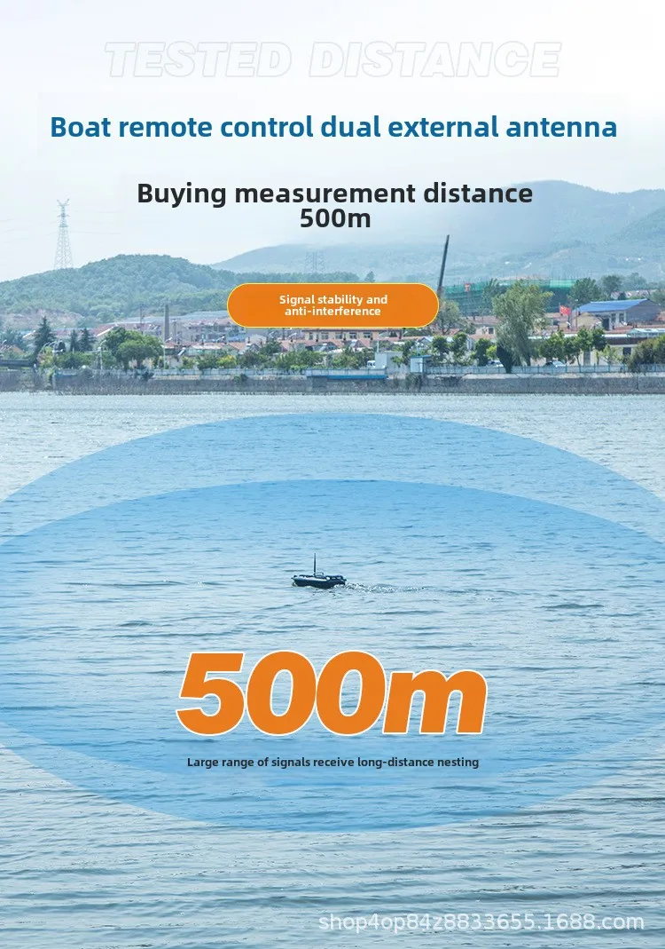 GPS приманка рыболовная лодка 1 5 кг грузоподъемность 500 метров расстояние сигнала одной рукой с автоматическим возвращением домой