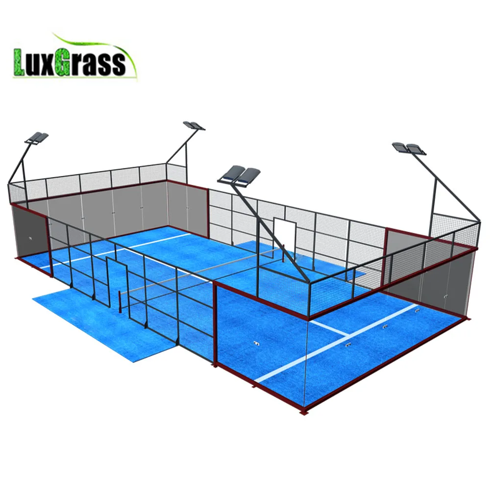 2023 Hot Selling Panoramic Padel Court Canchas De Padel Outdoor Paddle Tennis Court for Sale Buy padel court