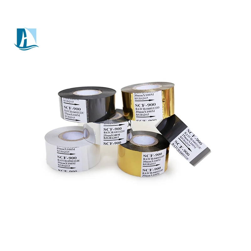 Silver LC1.Color coding ribbon,hot stamping ribbon,for printing machine,packaging film,printing date
