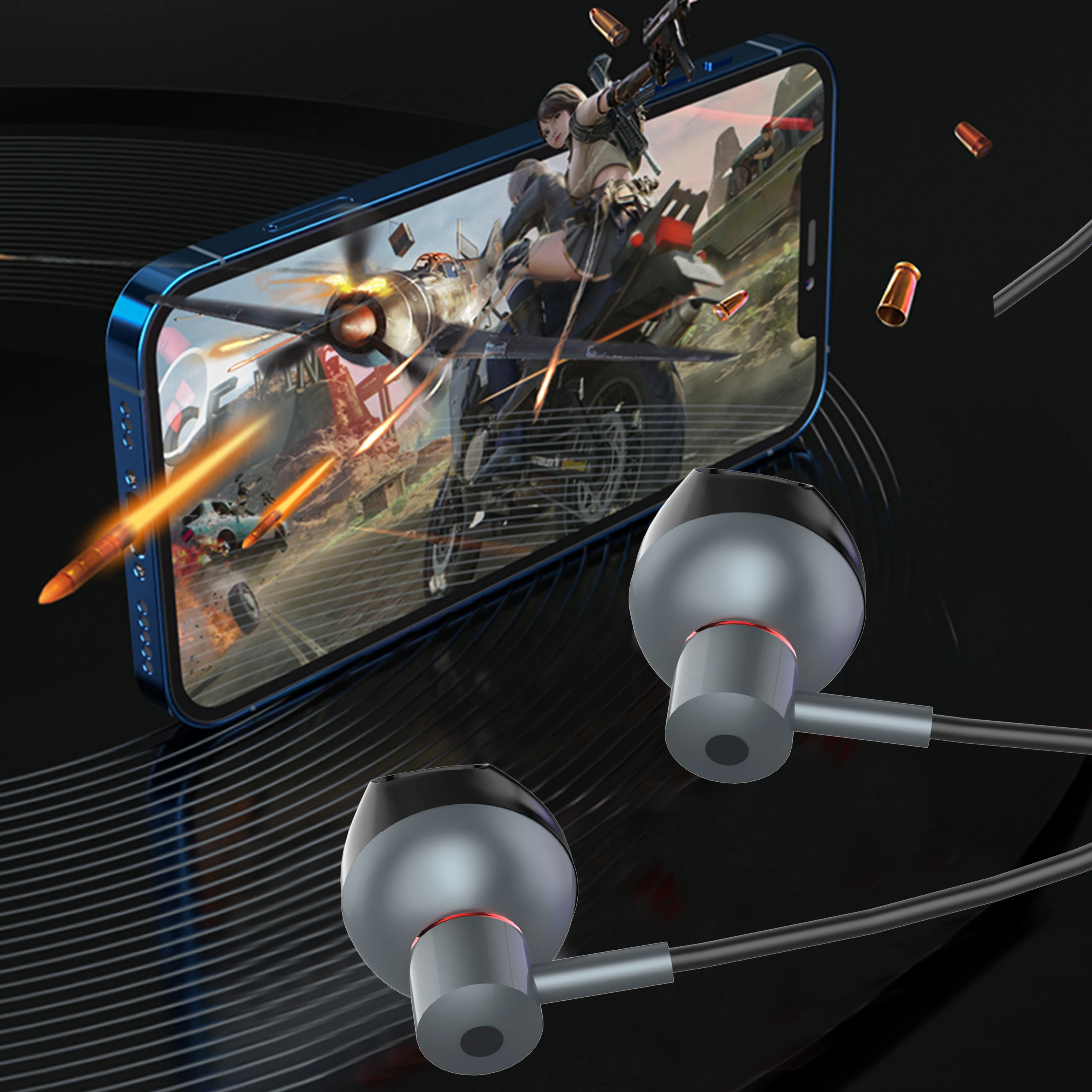 Earldom BT 5.0 headphones neckband headphone Wireless Earphones with Mic, Magnetic, Light & Comfortable, Compatible with iPhone