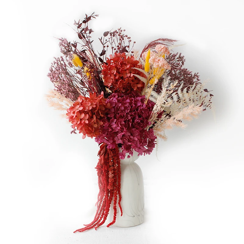 Best Natural bouquet flower wedding dried flowers bouquet preserved  wholesalers  flower teddy bouquets Gifts for Events