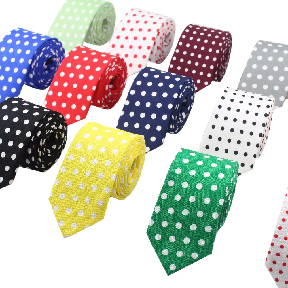 Круглый хлопковый мужской Красочный галстук круглый галстук узкий тонкий узкий галстук узкий толстый галстук