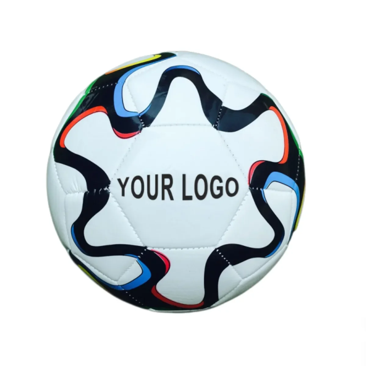 Custom Logo Soccer Ball Professional Training and Match PU Size 3 4 5 red Football Ball