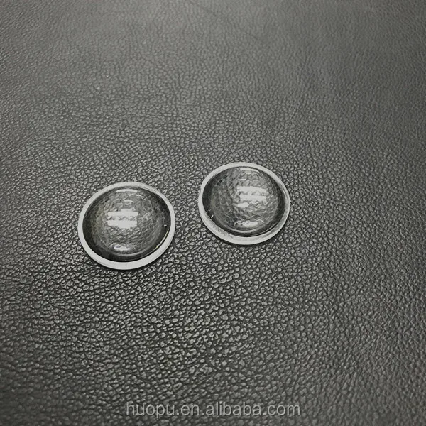 LED Flashlight Lens Optical Plano Convex Lens Diameter 23MM 6~60degree led lens