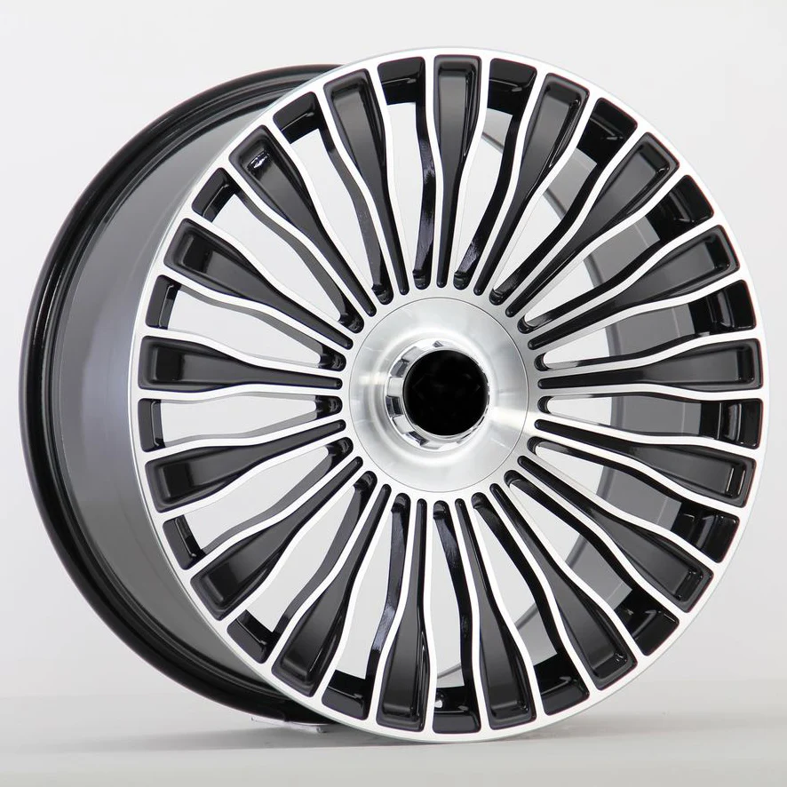 Passenger Alloy Wheels Car Rims 20 Inch 5 Spokes 38 42 ET 66.6 CB For Maybach