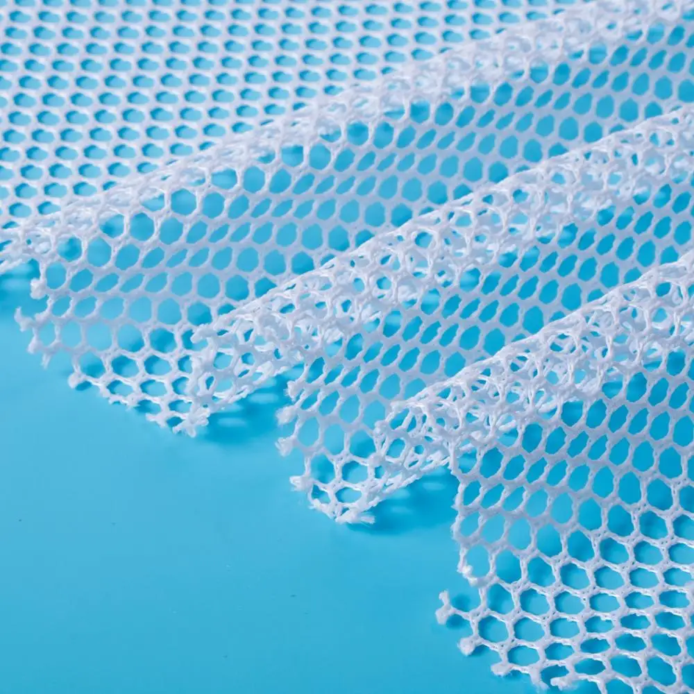 Превосходное качество, 100% полиэстер, Защита окружающей среды, жесткая сетчатая ткань для мешка для стирки