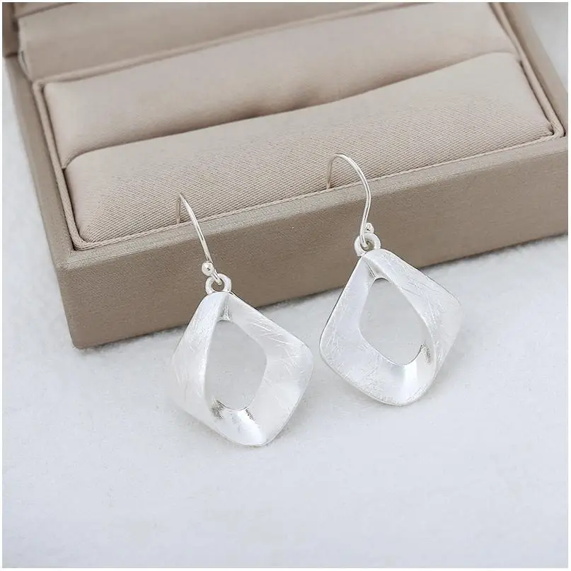 Stainless Steel Earring New Arrivals Small Hoop Non Tarnish Fancy Ear Christmas Men Statement Square Tubed Earring