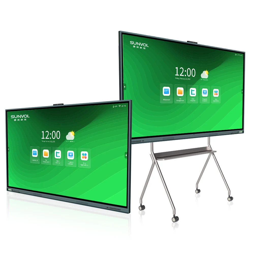 2023 dual systems 65inch interactive whiteboard prices all-in-one pc interactive whiteboard flat panel
