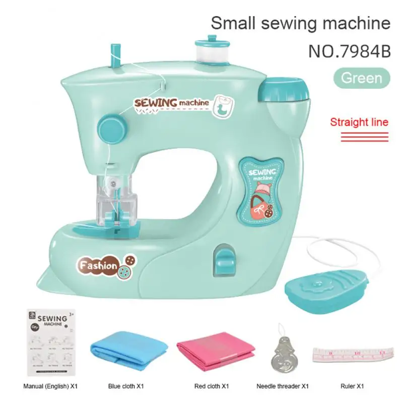 K2215 Kids Simulation Small Appliances Role Play House Game Kids Portable Sewing Machine Children Educational Interactive Toy