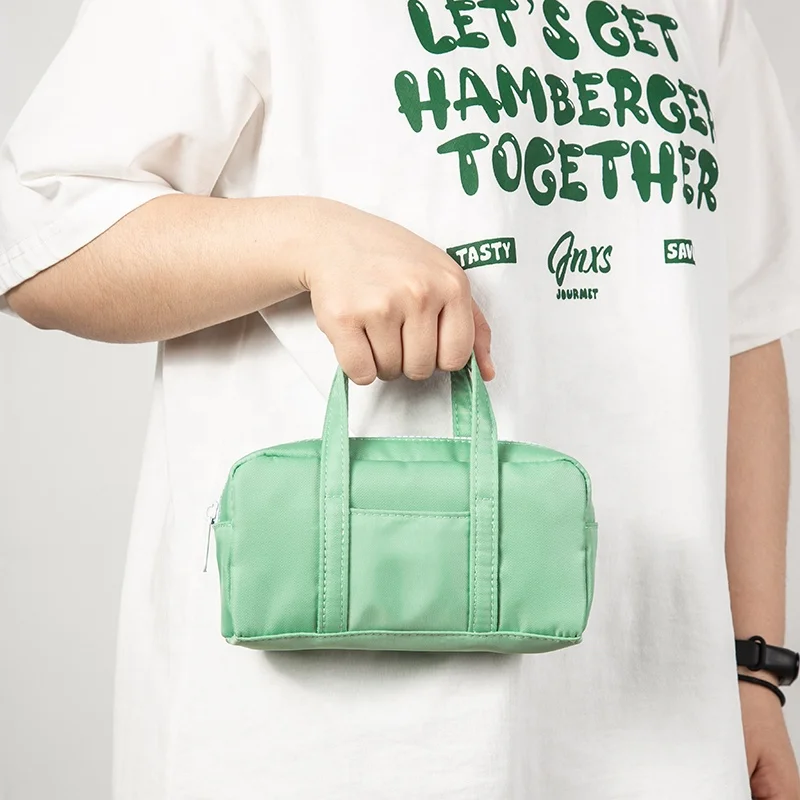 Waterproof Zippered Pen Bag Pencil Case for Marker Pens  Brush Pen Coloring Pencils Multifunctional Cosmetic bag