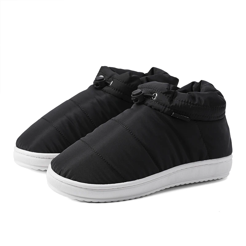 Fashion Shiny Furry Winter Warm Waterproof Fox Sheepskin Fur Women Snow Boots Ladies