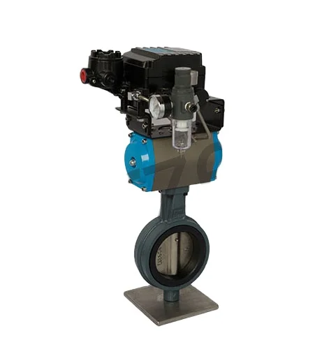 
Regulating pneumatic butterfly valve 
