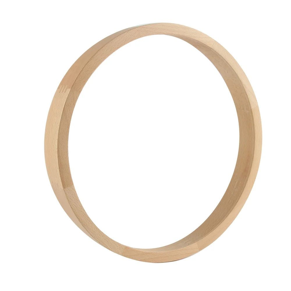 Wholesale Wall  Clock Parts  Real Wood Made Round Wooden Frames