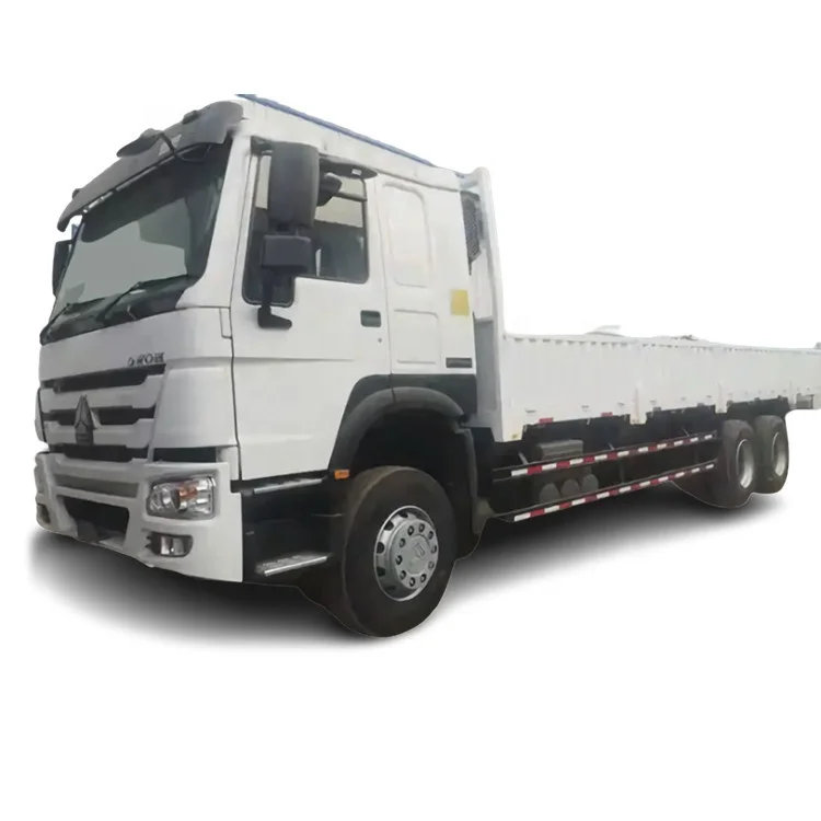 4x2 HOWO single cabin Lorry Trucks wagon 6m 4x2 Cargo wagon Diesel Engine 8-speed heavy duty dry goods ship commercial vehicle
