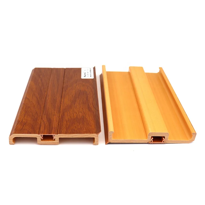 F80-G, Ruitai Plastic Flooring & Accessories Skirt Board PVC Plinth Plastic Baseboard Moulding Profiles