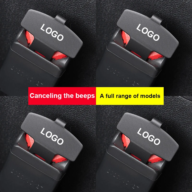 Universal Car Seat Belt Buckle Car Seat Belt Extender With Hook Logo Customization