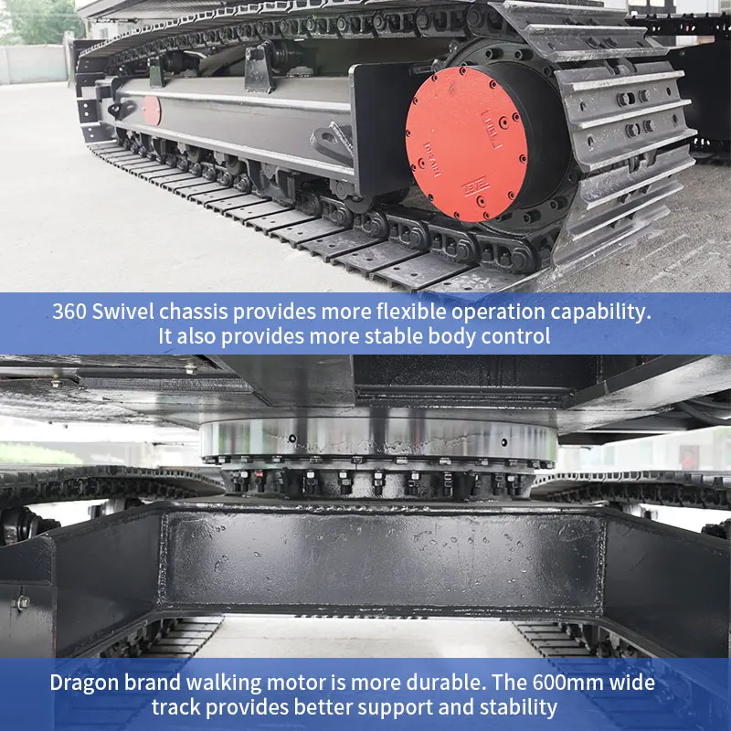 SDLQ 20m Hydraulic rotary drilling rig Earth boring rig bore pile machine auger boring machine