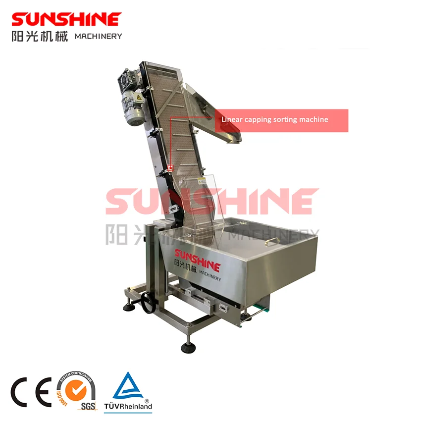 Automatic linear four wheel round cap capper plastic bottle screw sealing machine multifunctional capping machine